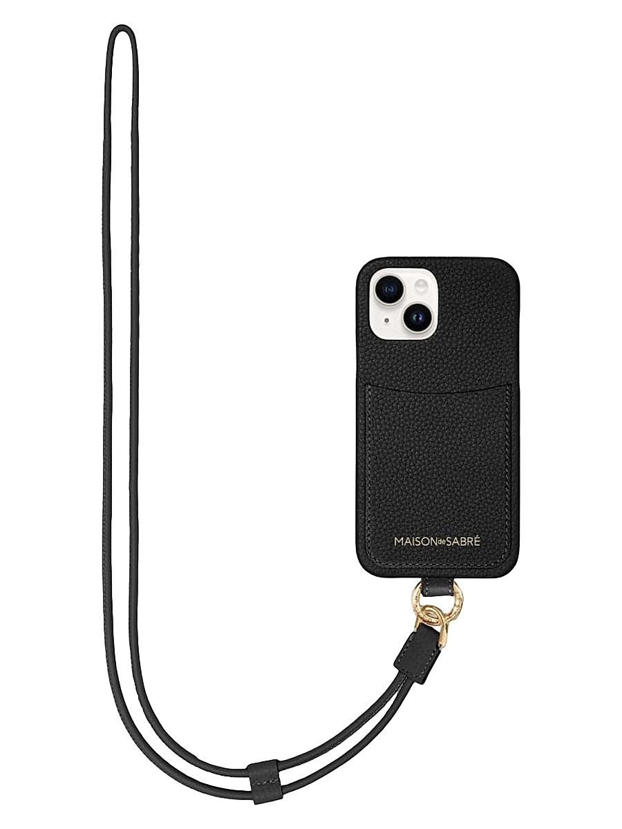 Sling Phone Case (iPhone 14) - Black Caviar