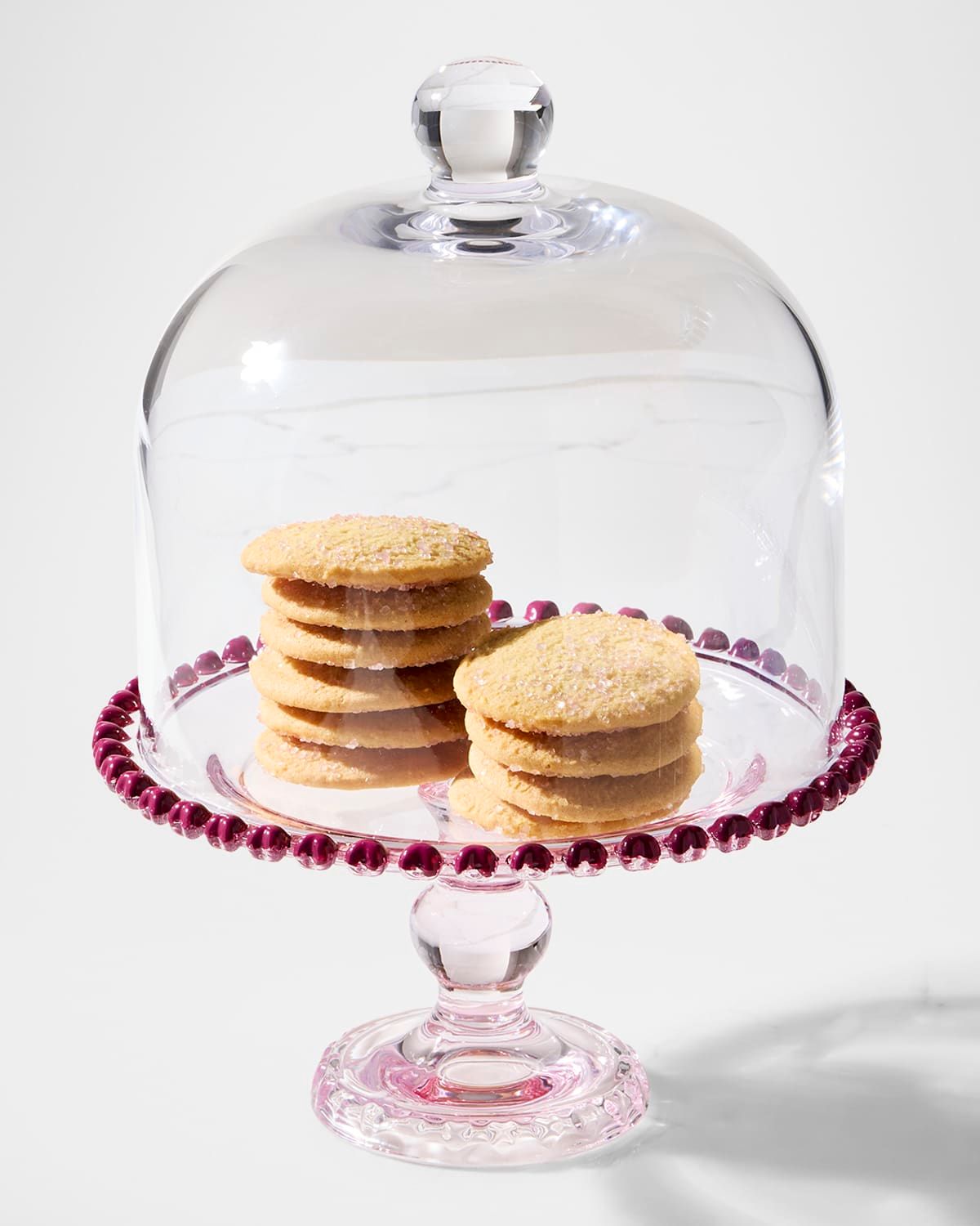 Footed Dessert Plate with Dome