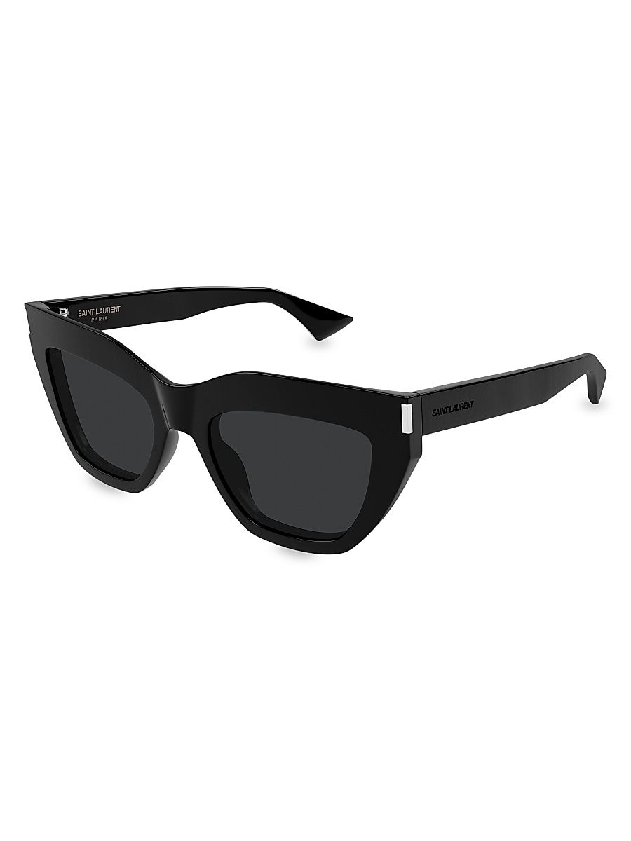 Women's 53MM Cat-Eye Sunglasses - Black