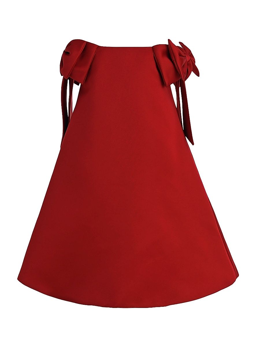 Little Girl's & Girl's Luneta Dress - Red - Size 11