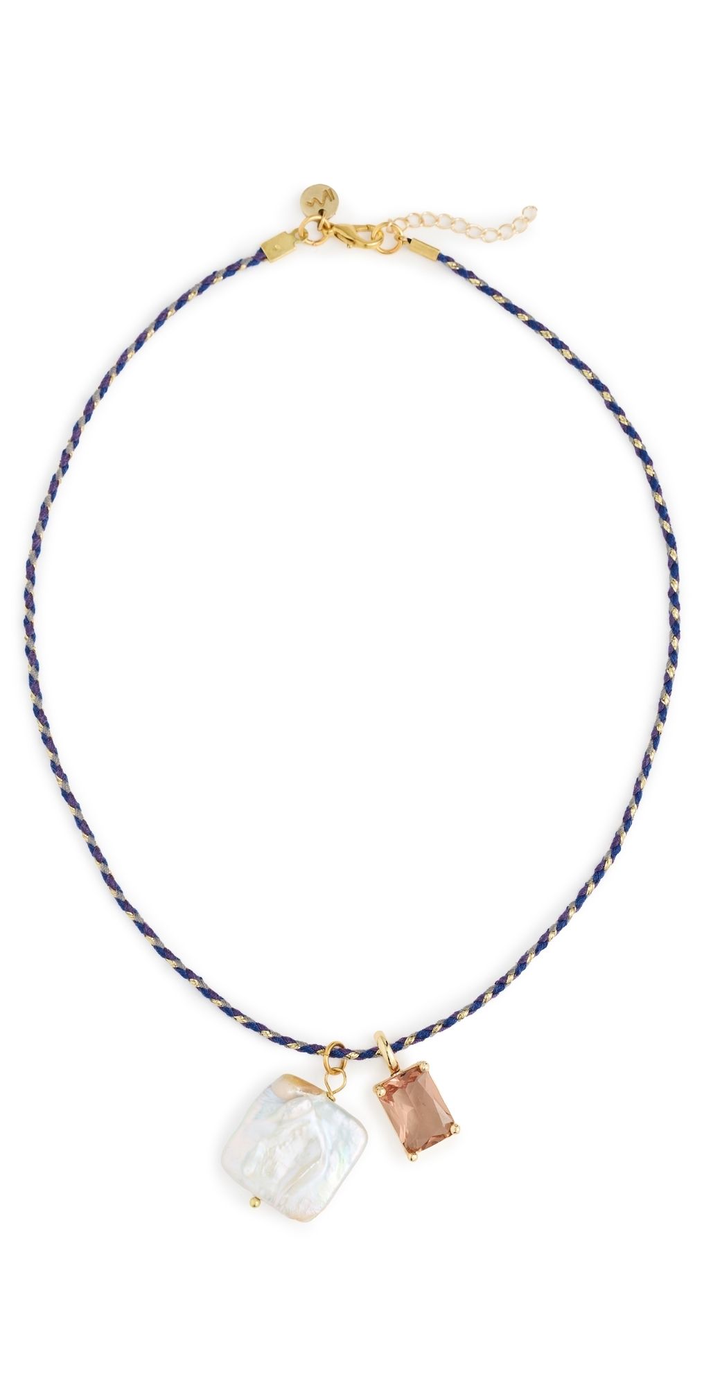 Maison Irem Shielda Necklace Blue One Size