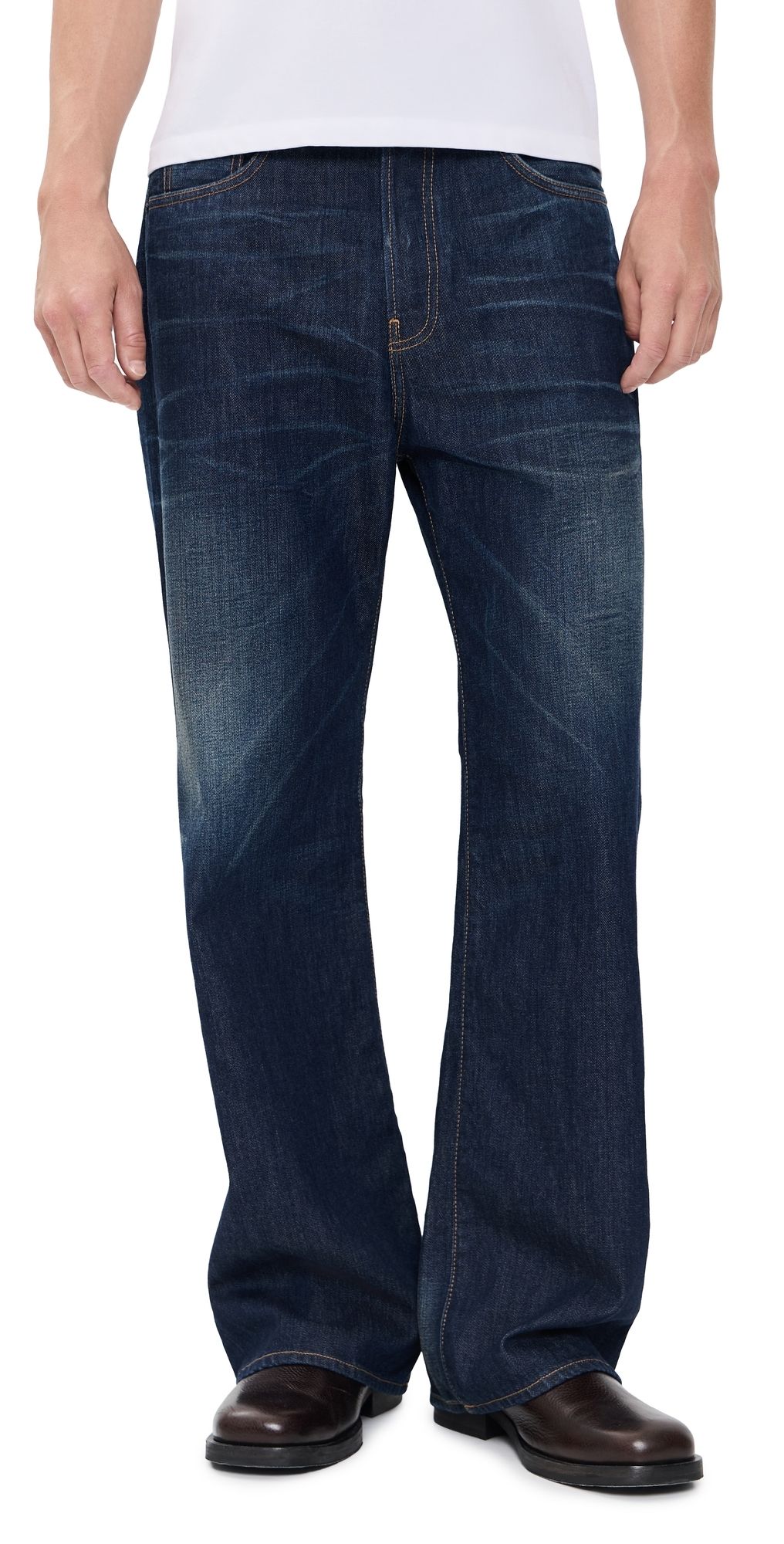 Acne Studios 2021 Loose Fit Jeans 34 Dark Blue 36