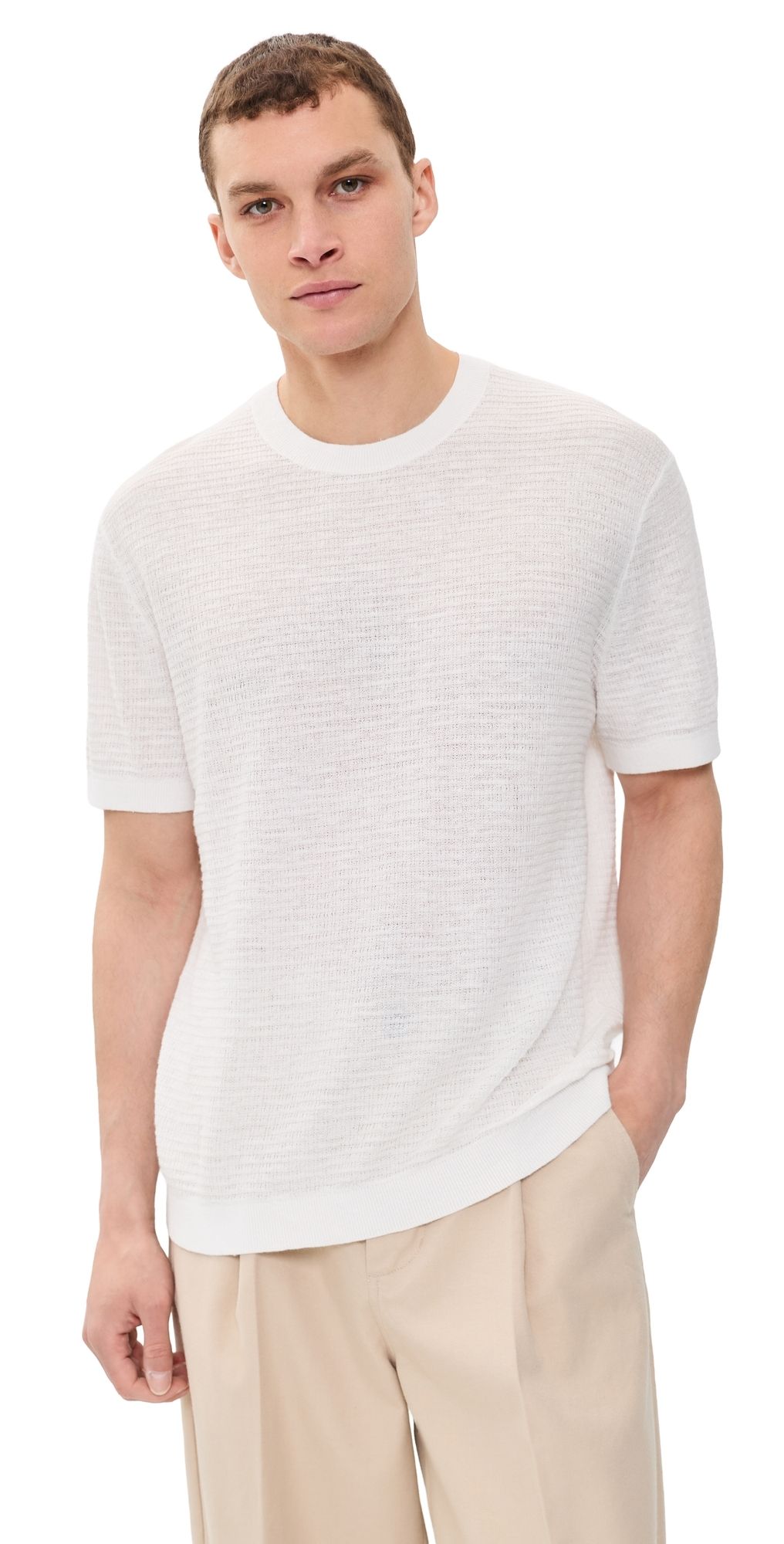 Theory Kolben Tee Winter Ivory XL