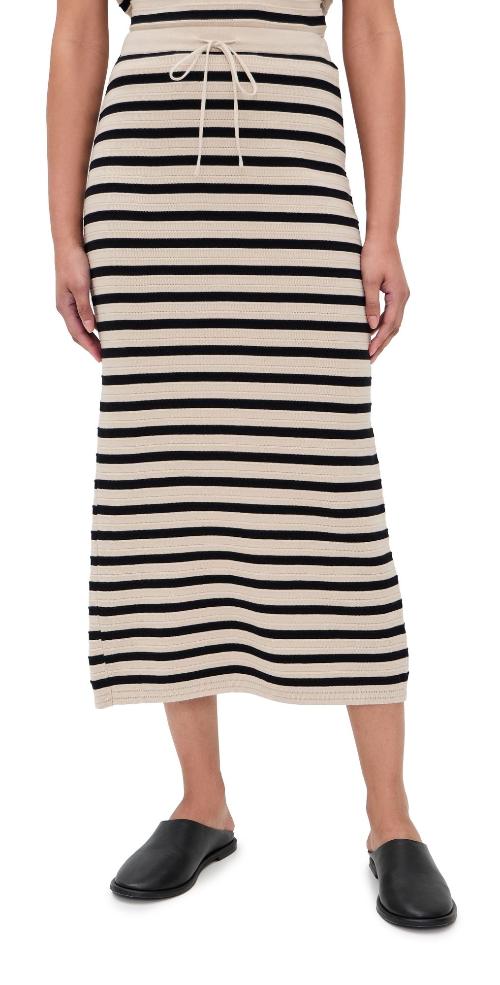 Z Supply Emori Striped Skirt Natural L
