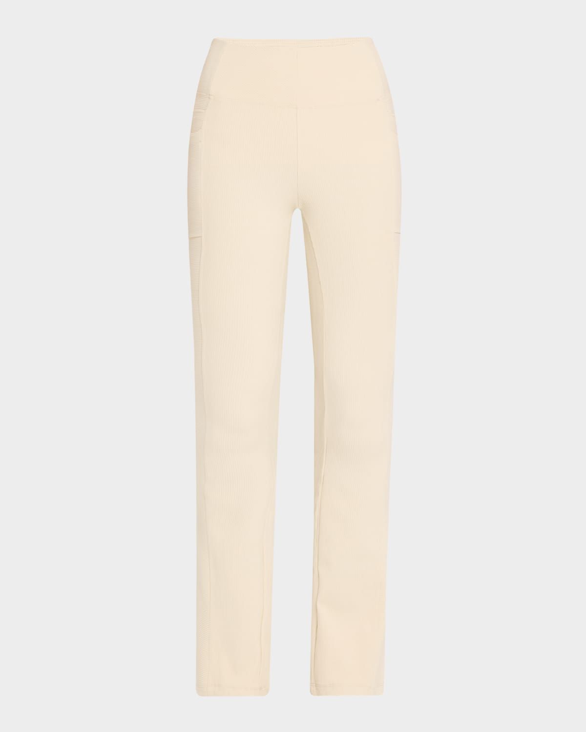 Directional Rib Bootcut Pants