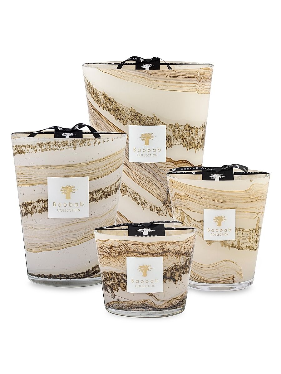 Sand Siloli Max 24 Scented Candle - Beige Multi - Size Small