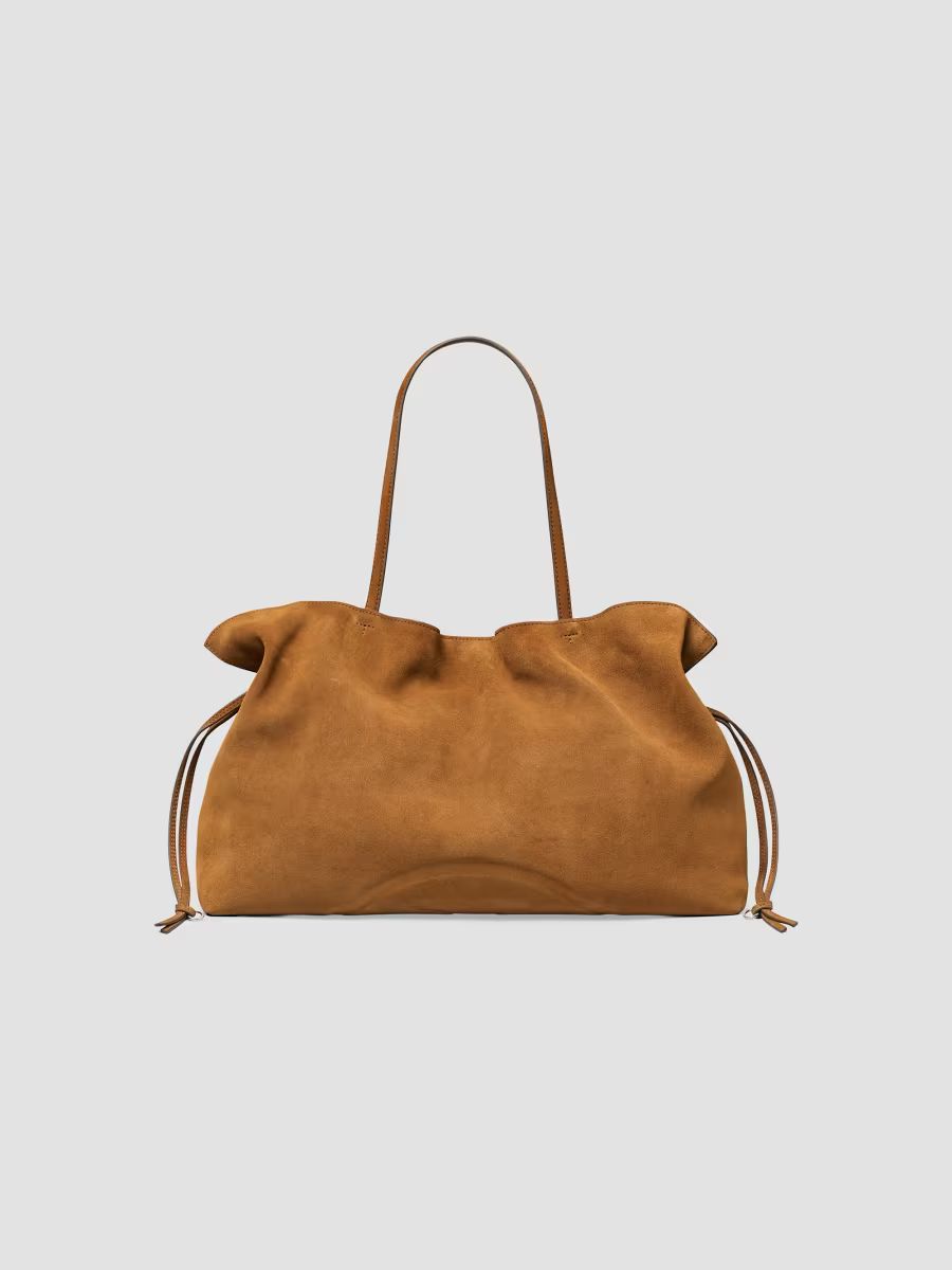 Tory Burch Women's Ella Suede Tote Bag - Caramel