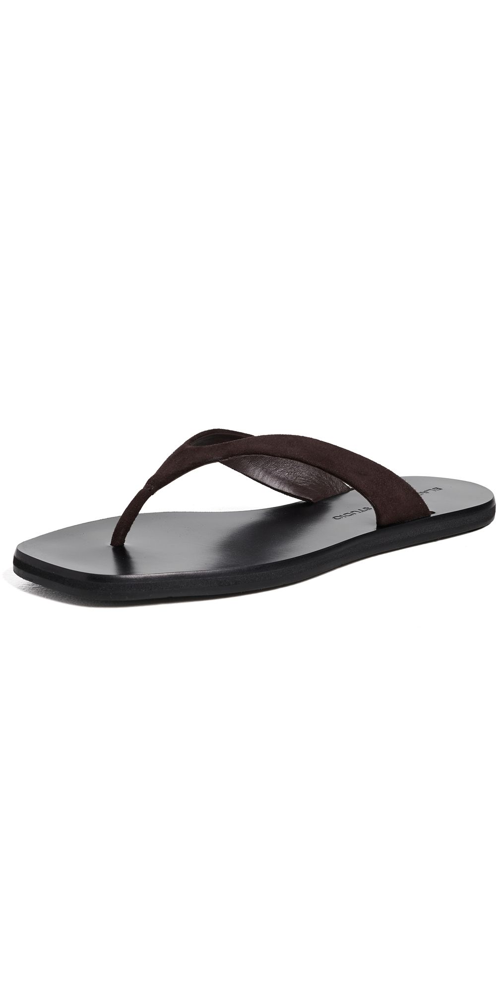 Black Suede Studio Bae Sandals Hot Fudge Suede 36
