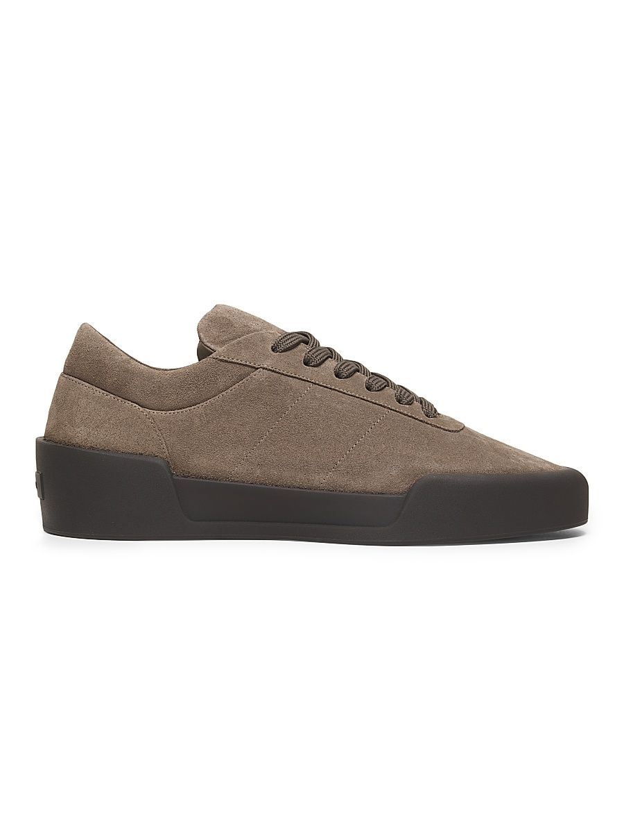 Men's Aerobic Suede Low-Top Sneakers - Willow - Size 13