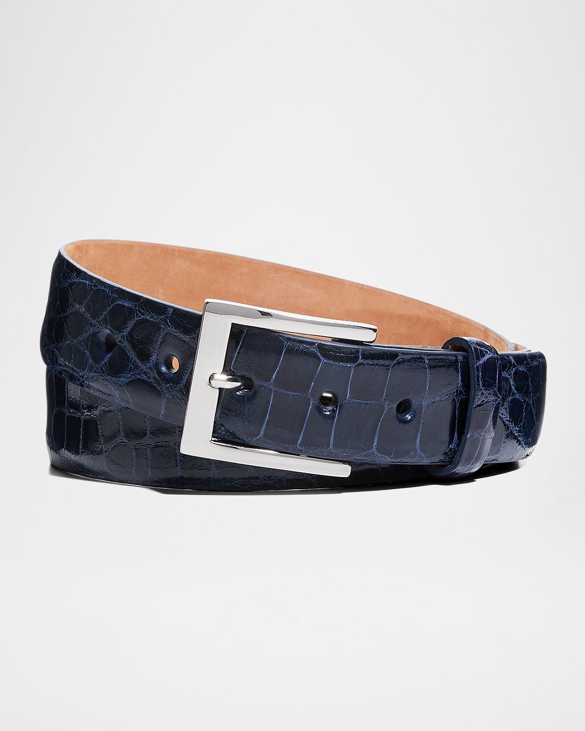 Men & apos;s American Alligator Belt