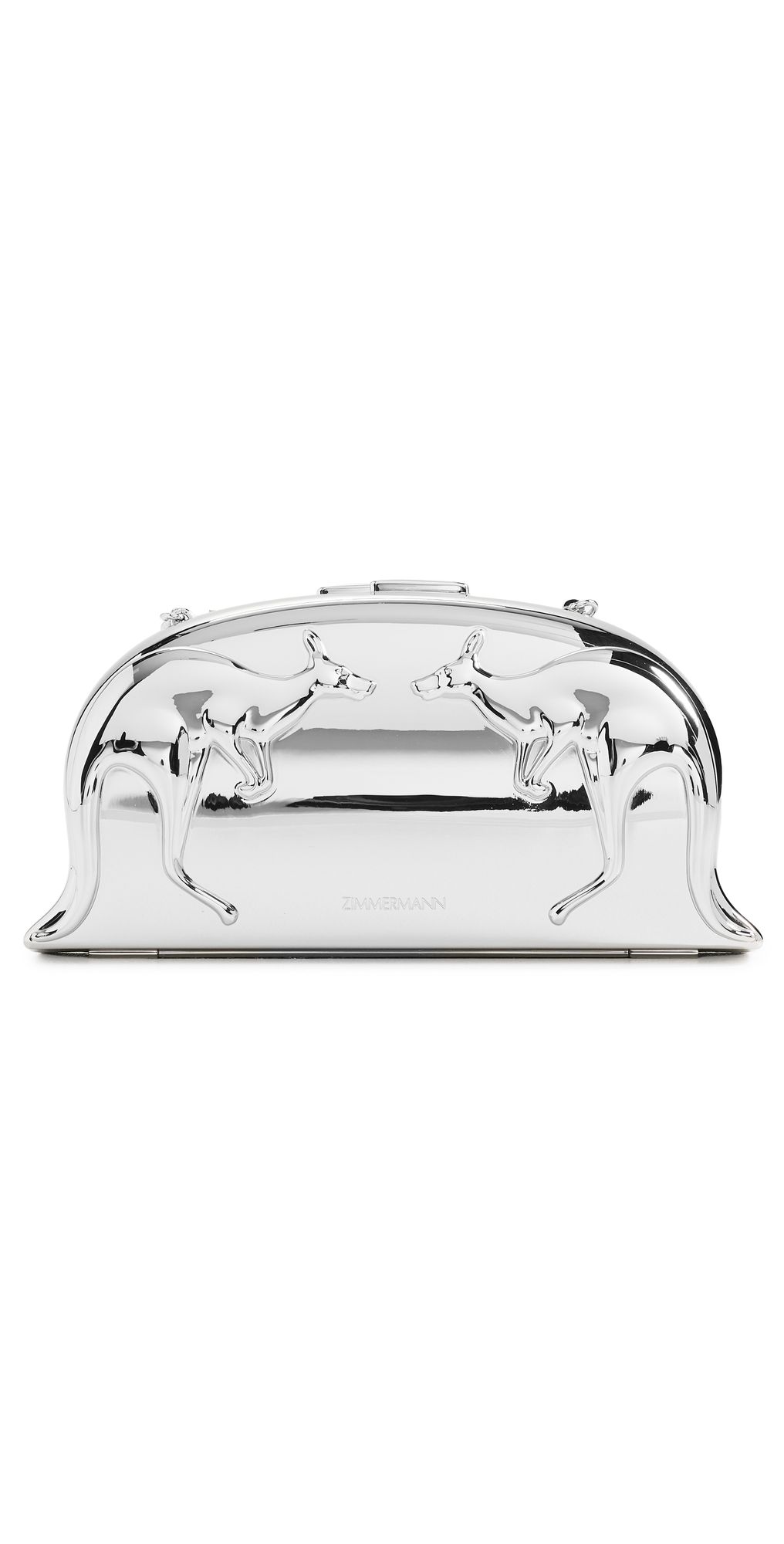 Zimmermann Rapture Clutch Silver One Size