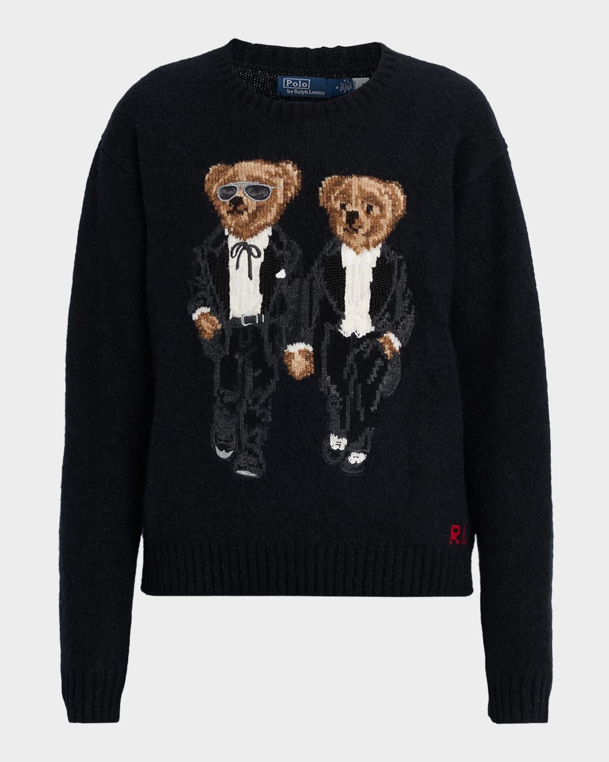 The Ralph and Ricky Tuxedo Bear Sweater