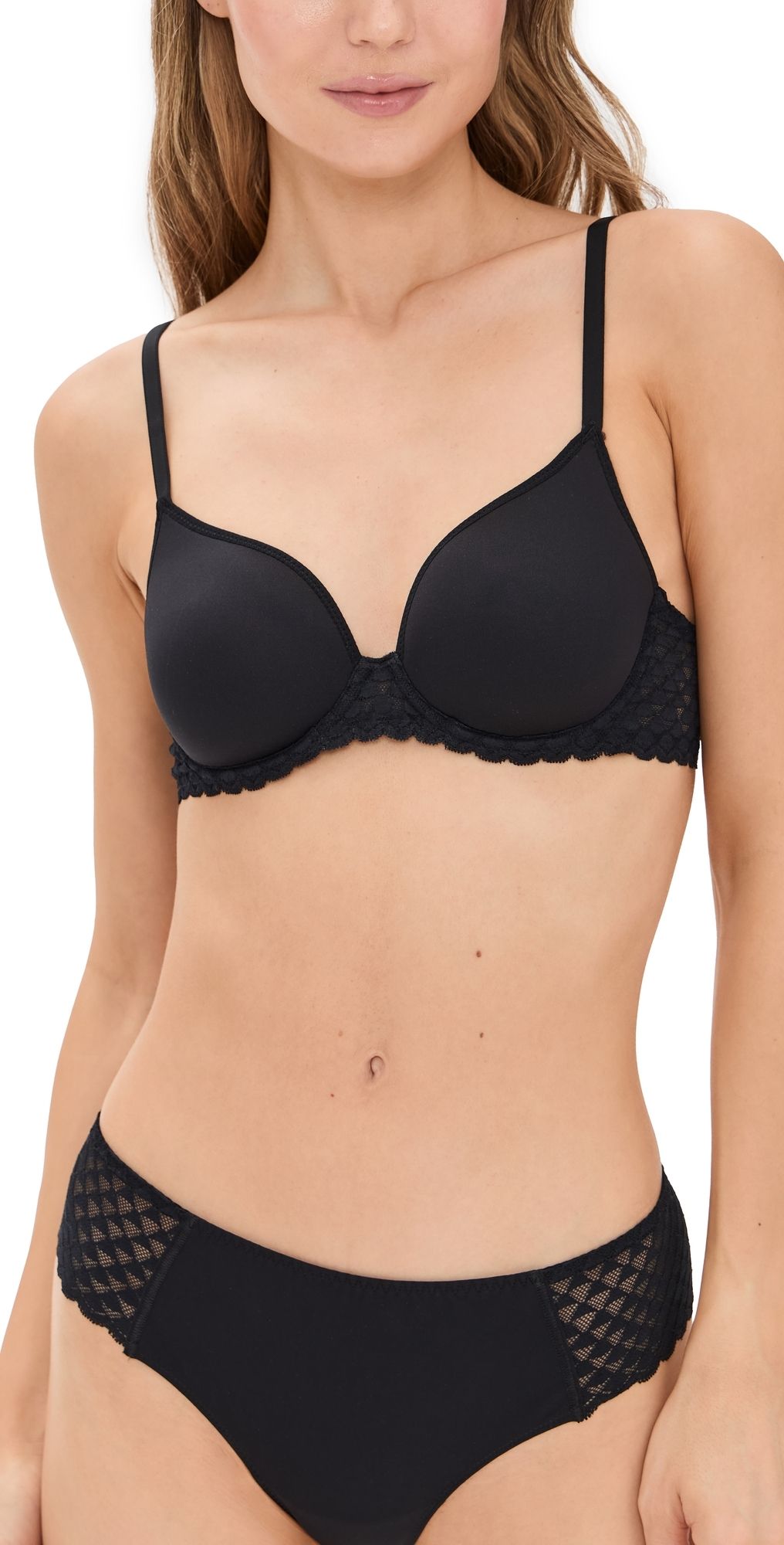 Simone Perele Subtile 3d Plunge Bra Black 36B