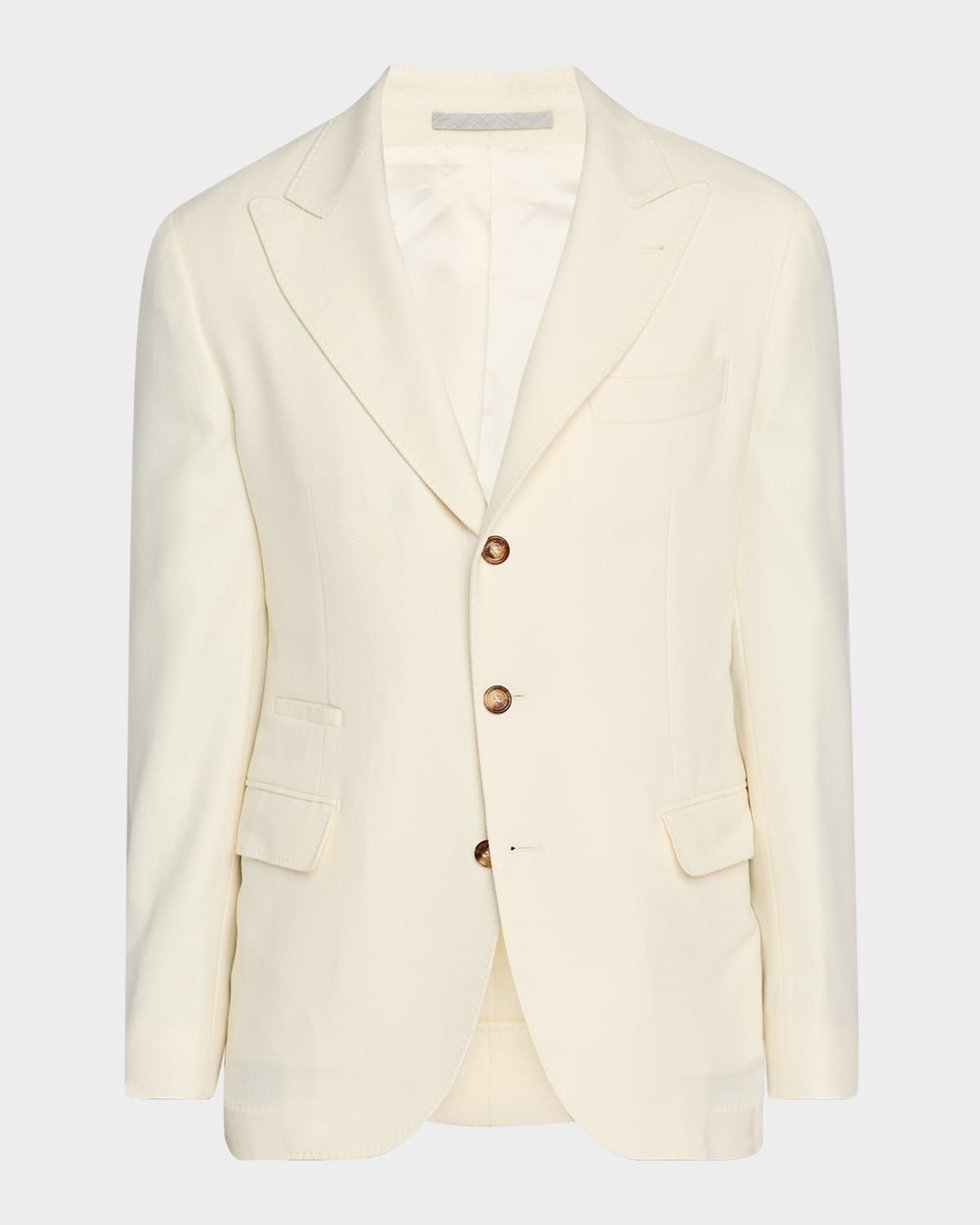 Men & apos;s Cavallery Twill Peak-Lapel Sport Coat