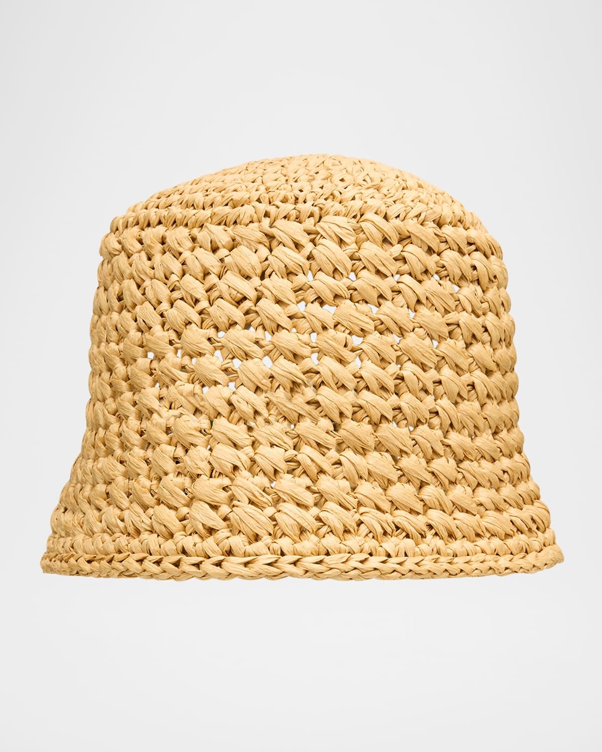Jasmine Crochet Raffia Bucket Hat