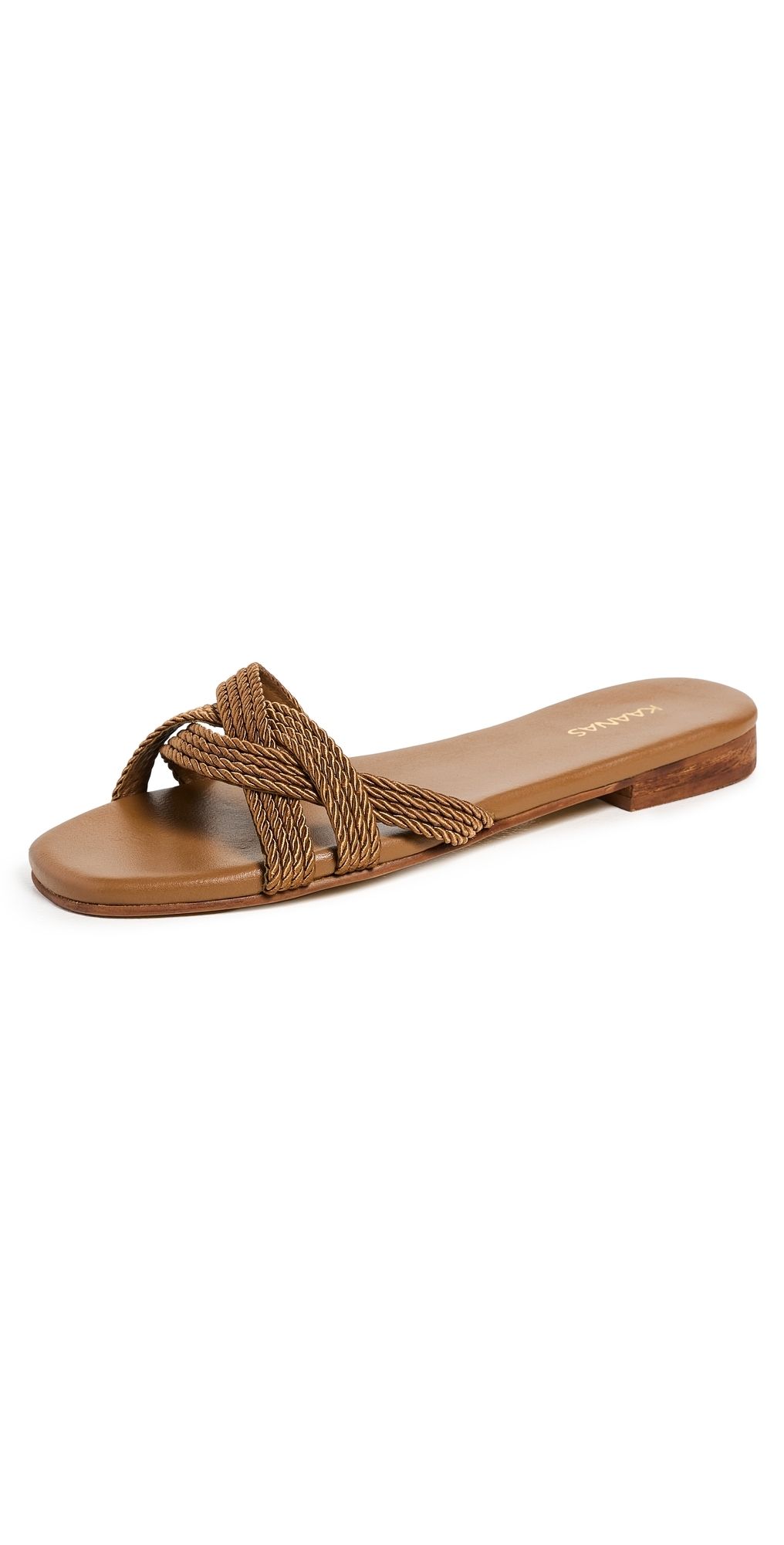 KAANAS Ayanna Sandals Coffee 10