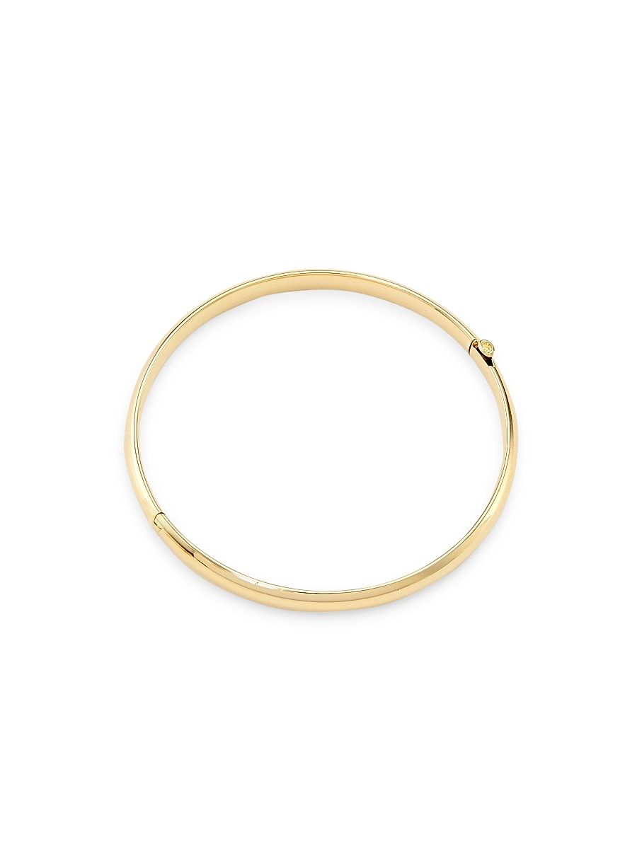 Kid's 14K Yellow Gold Hinge Bangle - Yellow Gold