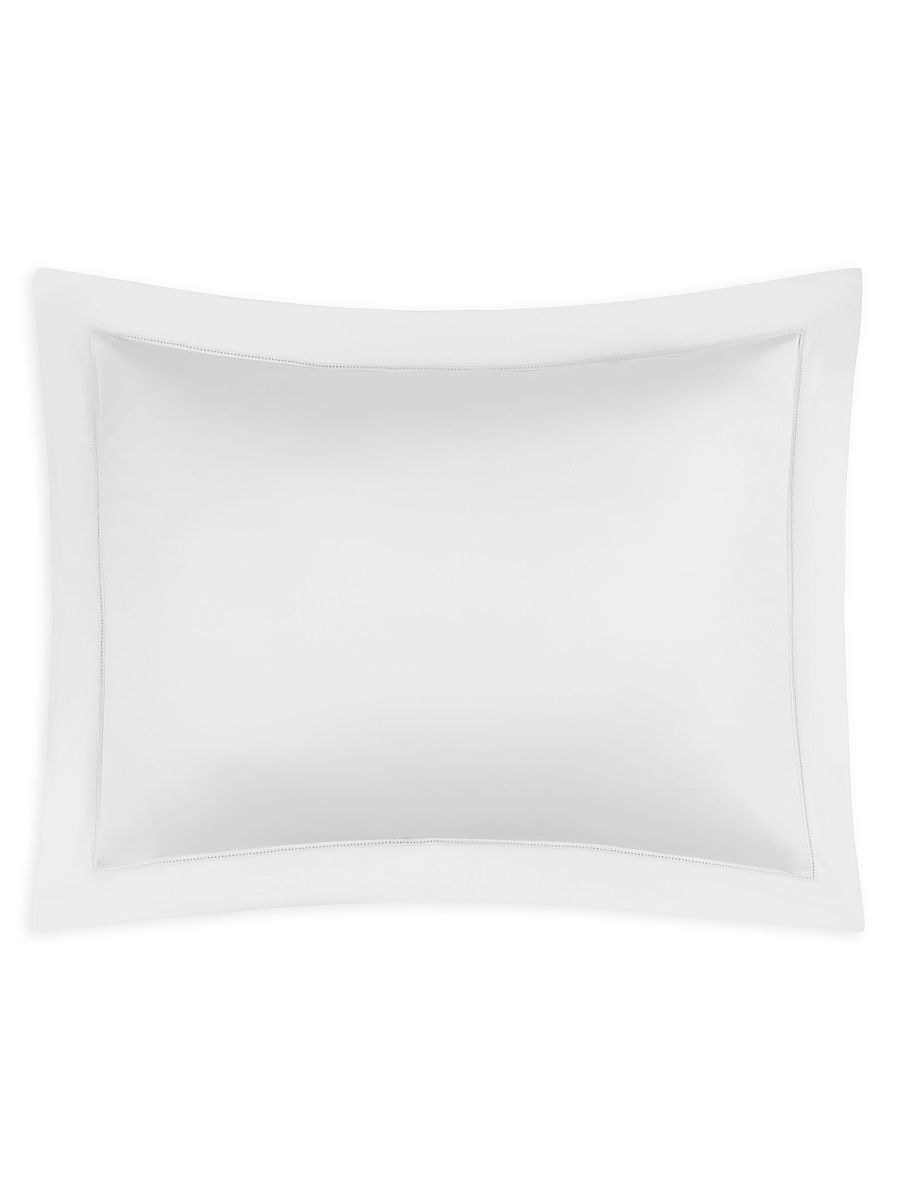 Athens Solid Sham - White - Size Standard