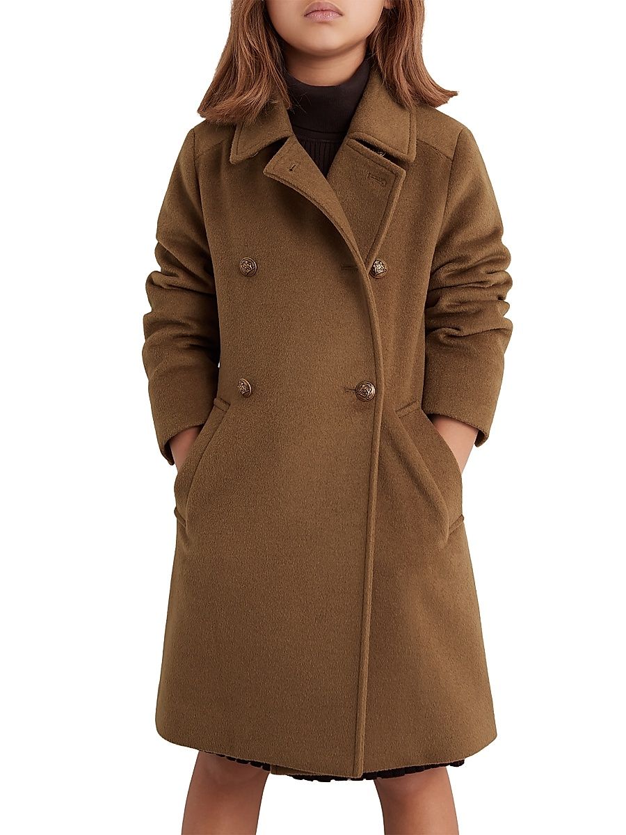 Little Girl's & Girl's Mabel Wool Coat - Camel - Size 6