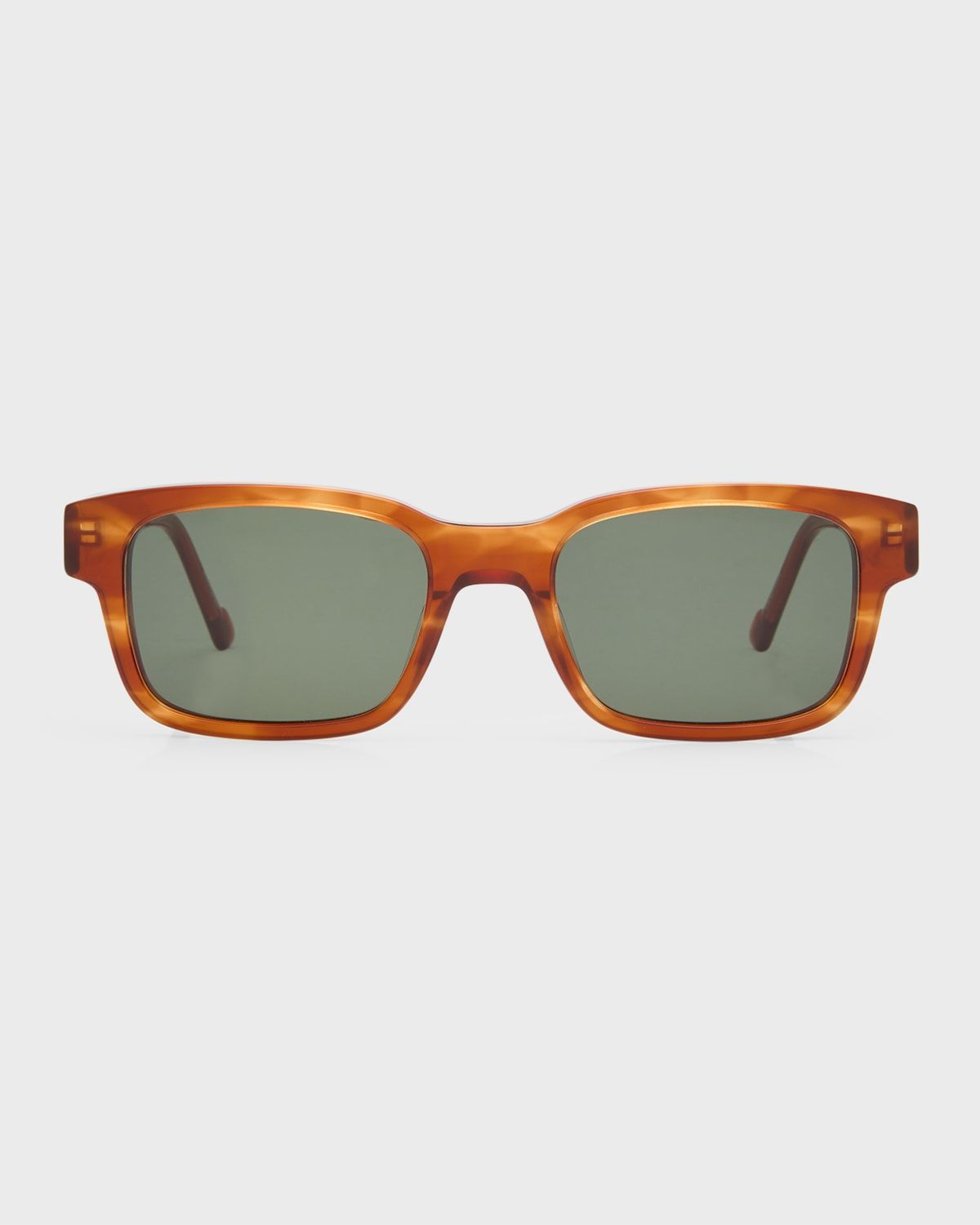 BIO-MITO Horn Acetate Rectangle Sunglasses