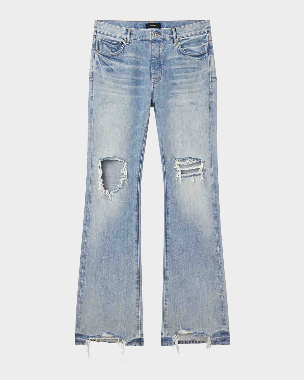 Men & apos;s Lucca Distressed Bootcut Jeans