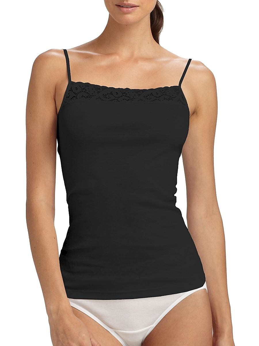 Women's Moments Spaghetti Camisole - Black - Size XS