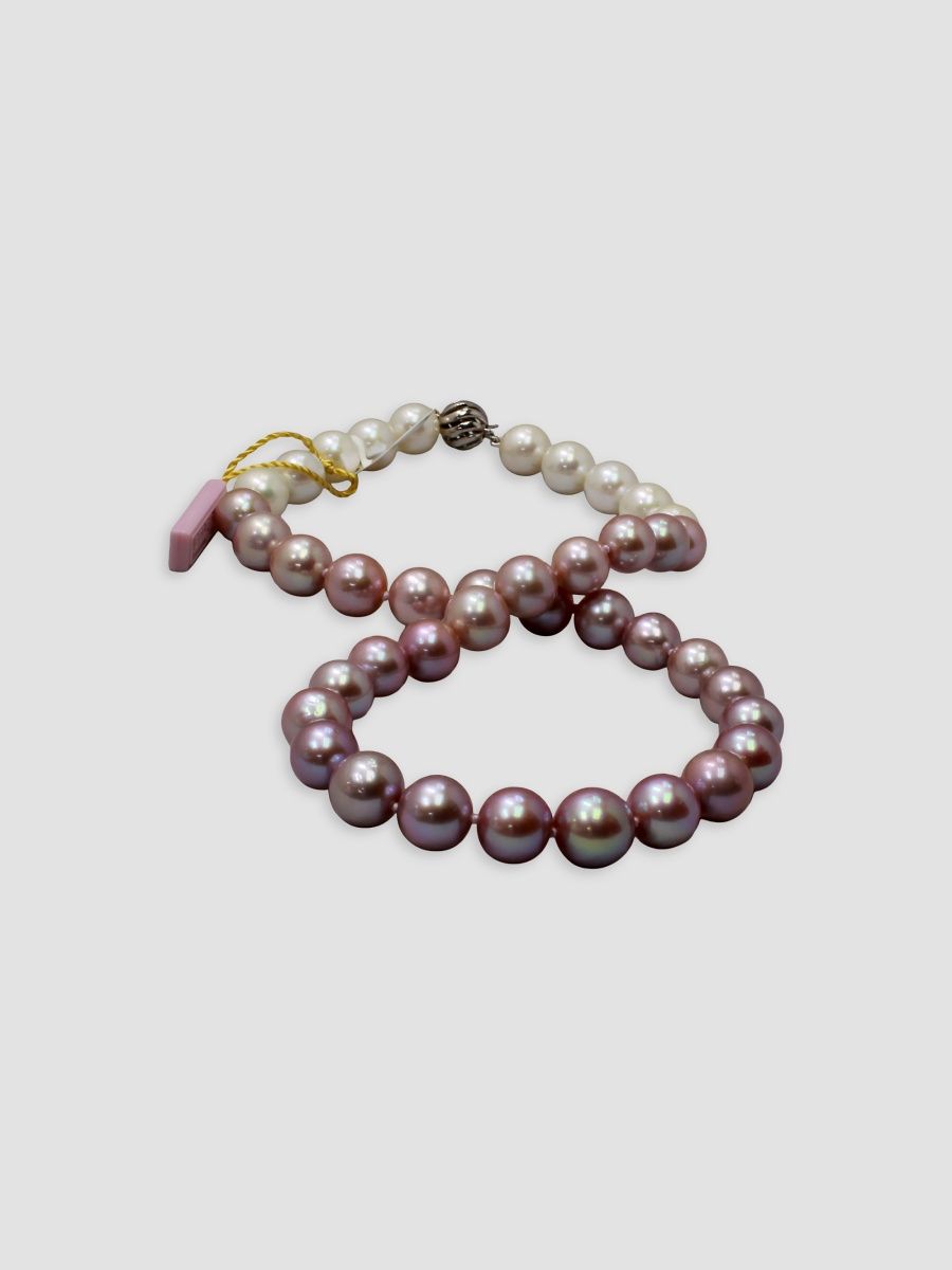 Women's 18K White Gold, Freshwater Pearl & Kasumiga Pearl Necklace - White Gold