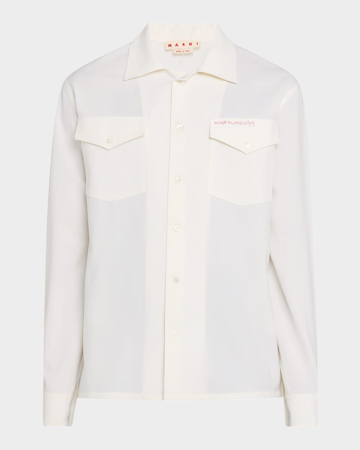 Men & apos;s Embroidered Logo Sport Shirt