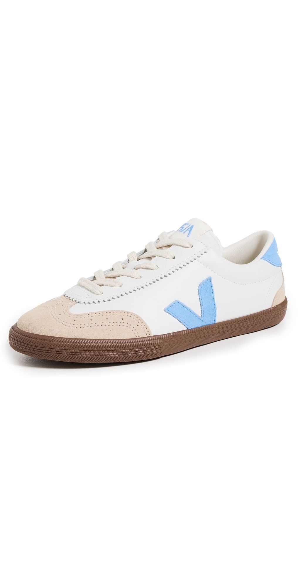 Veja Volley O. T. Leather Sneakers White/Aqua/Bark 36