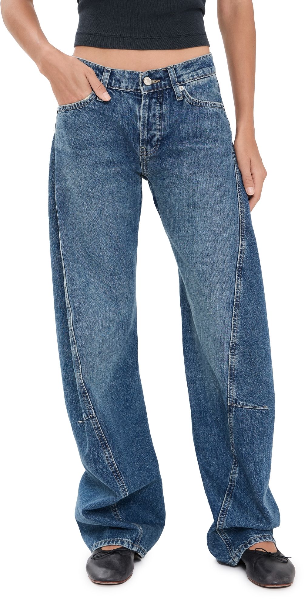 Free People Fable Twisted Seam Jeans Heartsong 28