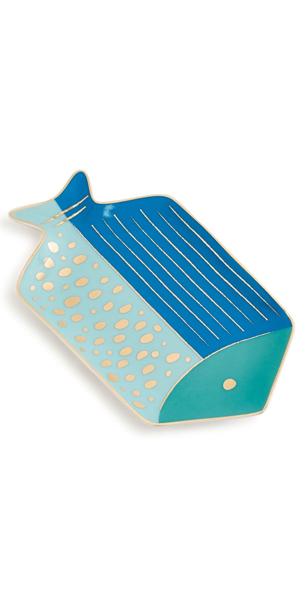 Jonathan Adler School of Fish Tray Blue One Size