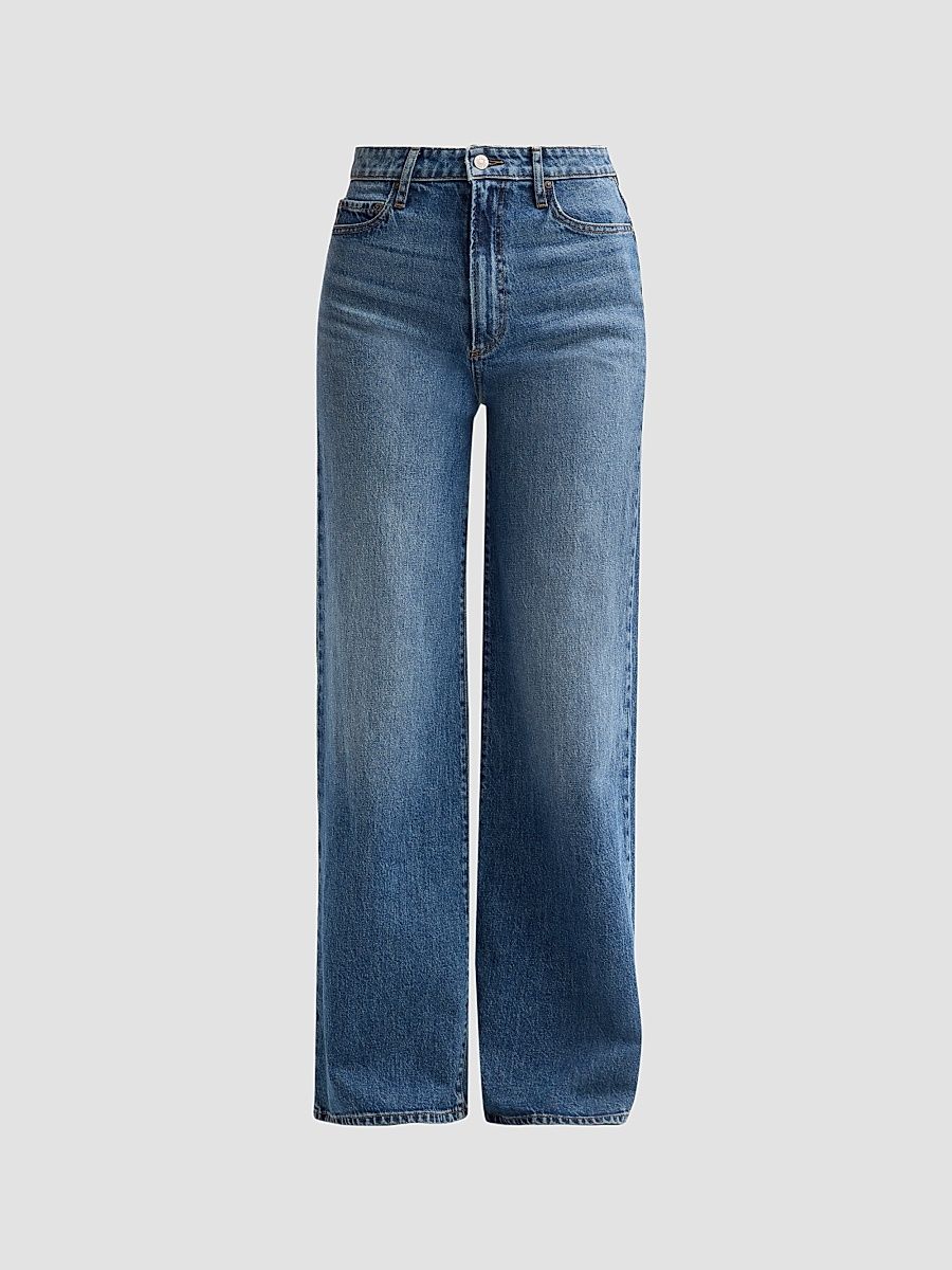 Women's Frances High-Rise Wide-Leg Jeans - Serata - Size 31
