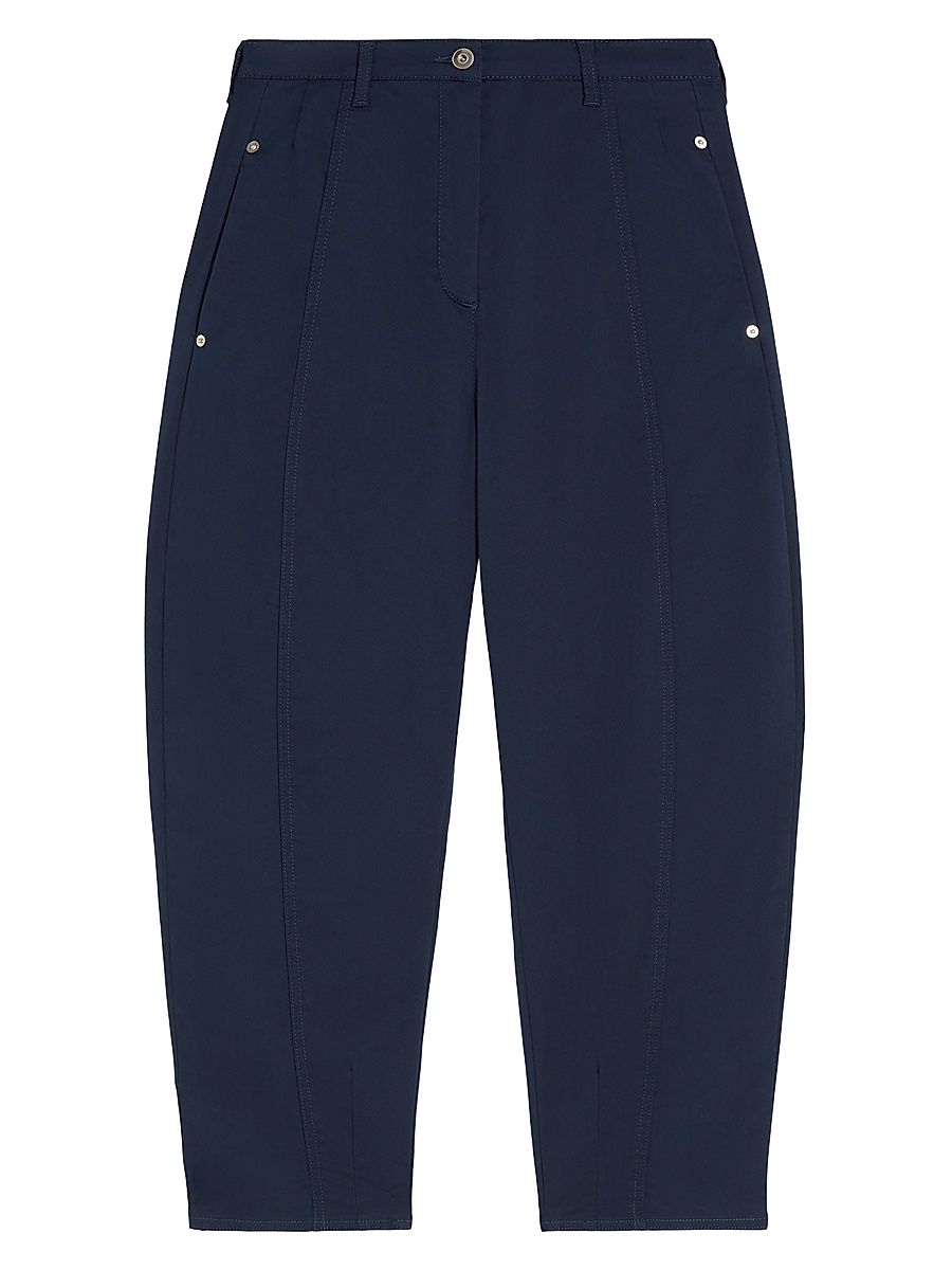Women's Stretch Cotton Drill Trousers - Navy - Size 16
