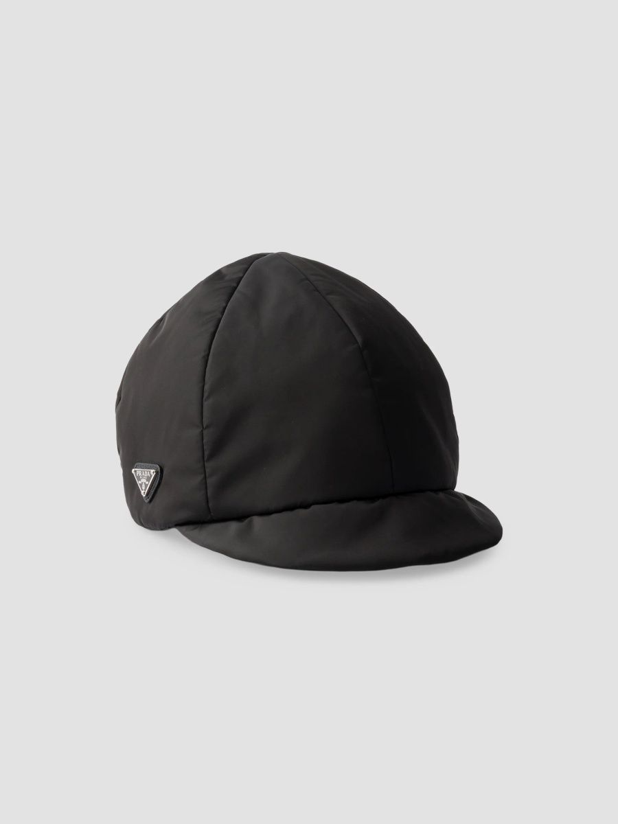 Prada Women's Re-Nylon Cap - Black - Size Small