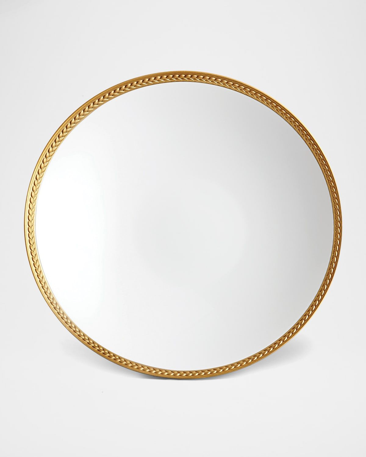 Soie Tressee 24K Gold-Plated Soup Plate