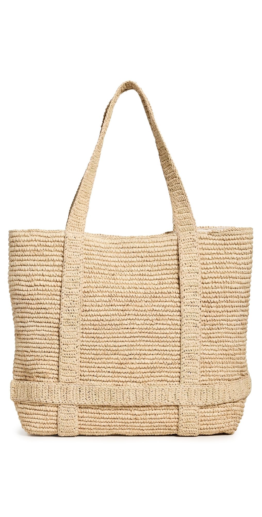 Hat Attack The Original Straw Traveler Tote Natural One Size