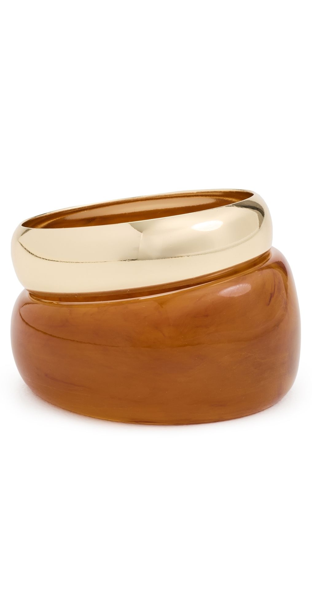 BaubleBar Phoebe Bangle Bracelet Set Brown One Size