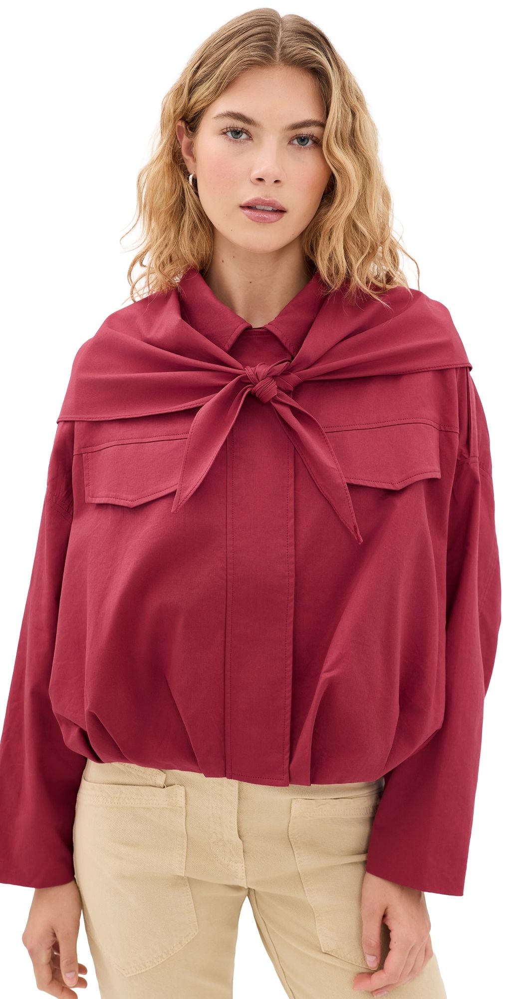 MAUDE CLUB Archie Jacket Ruby XS
