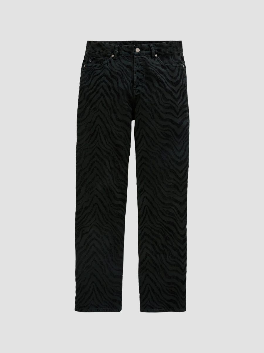 AG Jeans Women's Billie Zebra Print Straight-Leg Pants - Zebra Pop - Size 32