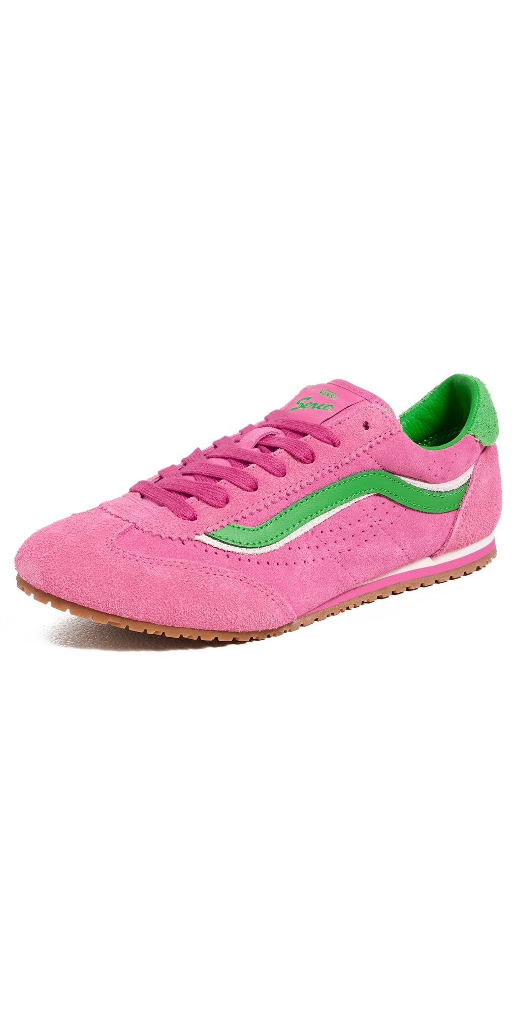 Vans Super Low Pro Sneakers Hot Pink/Green M 6/ W 7.5