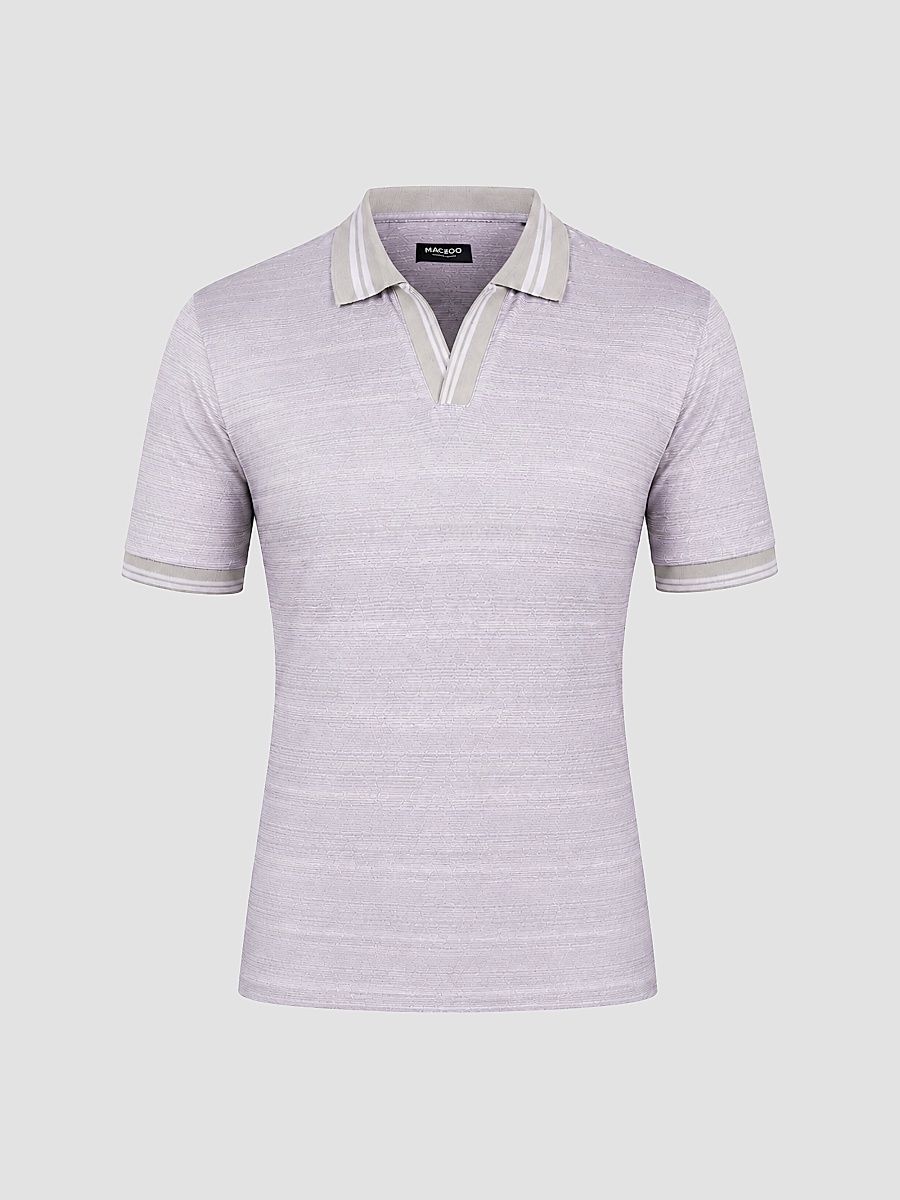 Men's Knit Polo Shirt - White - Size XXXXL