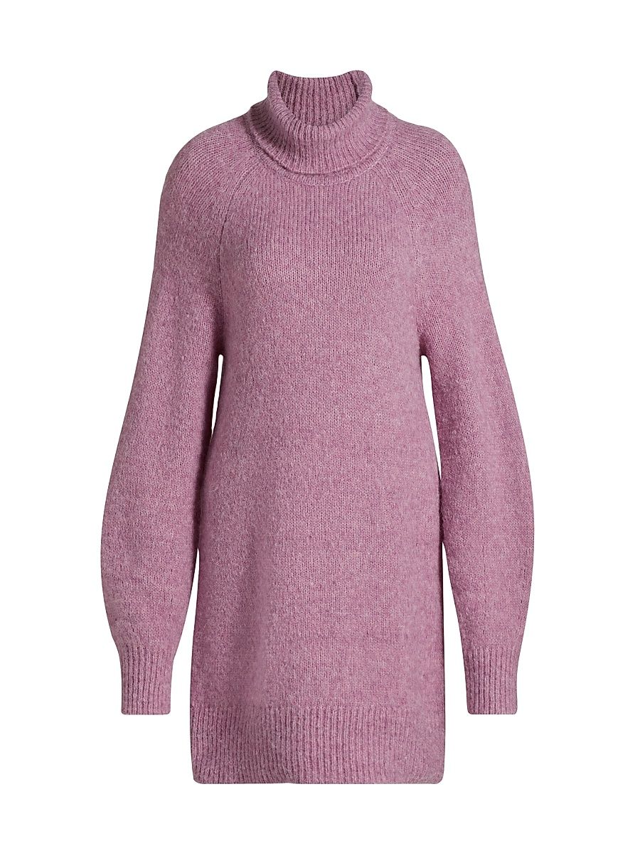 Women's Lena Turtleneck Minidress - Mauve - Size XL