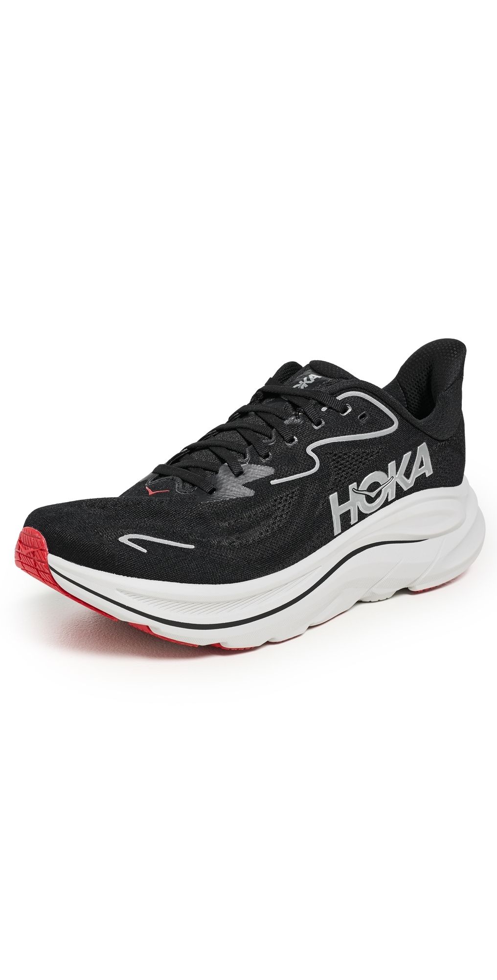 HOKA Clifton 10 Sneakers Black / Silver 9